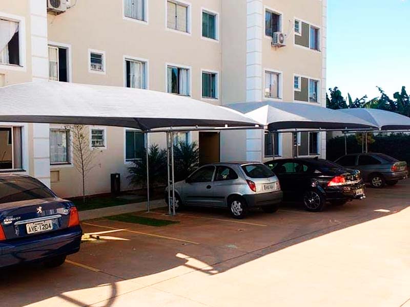 Cobertura para vagas de garagem